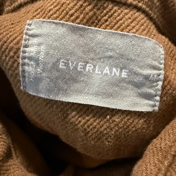 Everlane Heavyweight Overshirt, Shacket, Heathered Toffee, Men's Size Medium - Picture 8 of 8